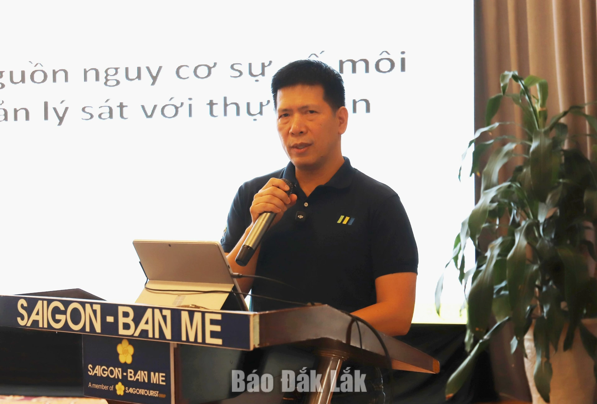 Phạm Văn Sơn, Giám đốc Trung Tâm ứng phó sự cố môi trường Việt Nam trình bày 