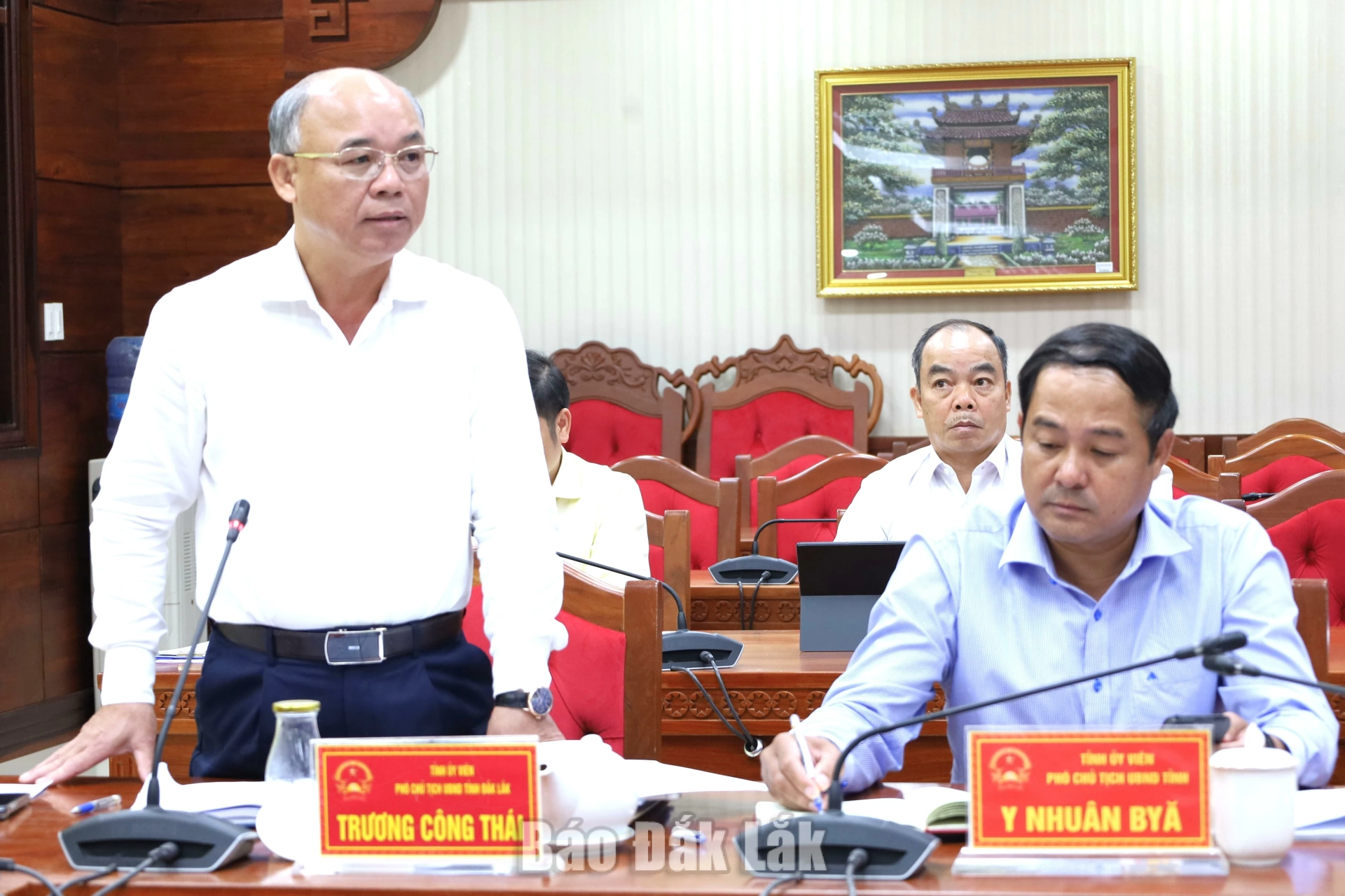 Áp dụng kỷ luật thép trong giải ngân vốn đầu tư công 2 Phó Chủ tịch UBND tỉnh: Trương Công Thái