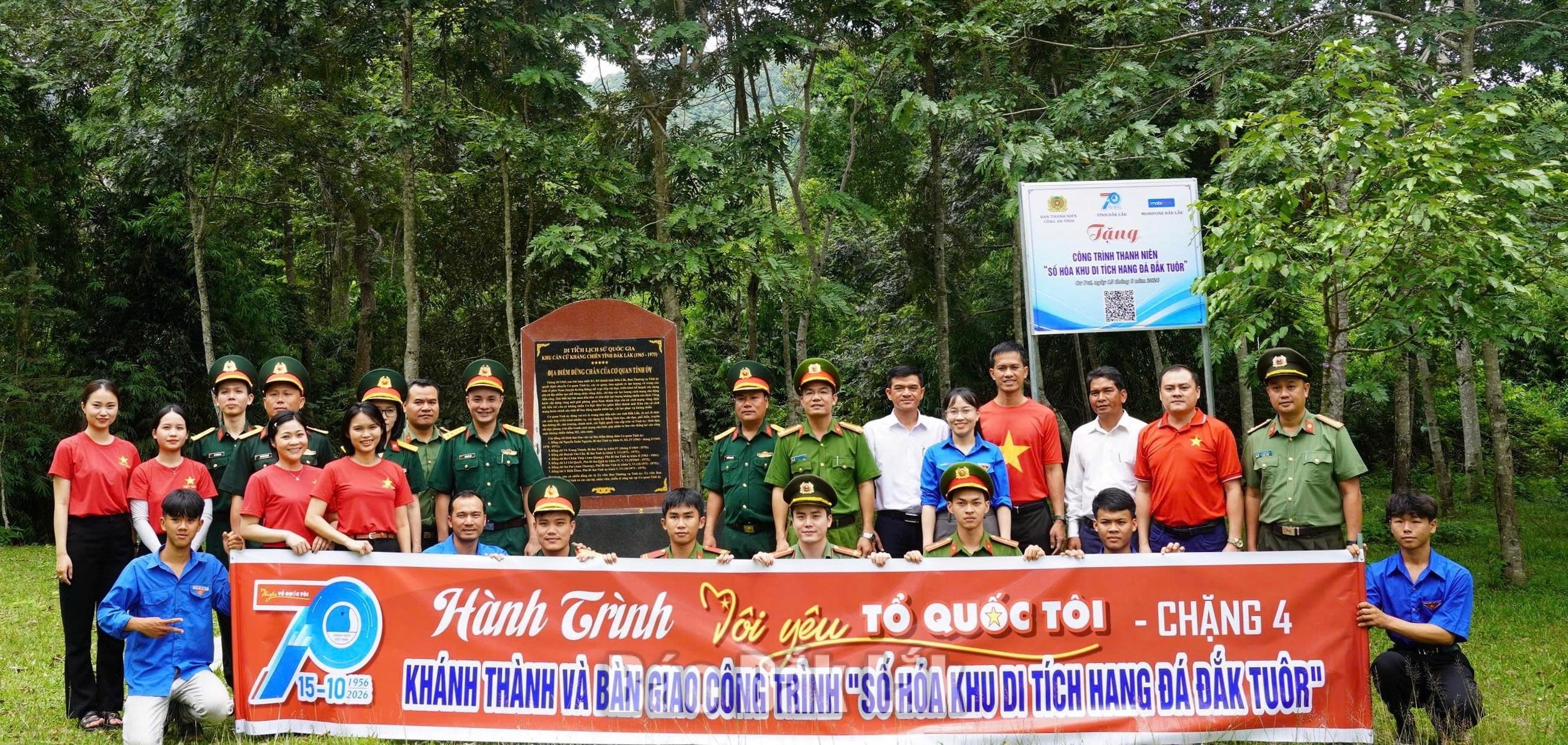 Công trình “Số hóa Khu di tích Hang đá Đắk Tuôr” góp phần ứng dụng công nghệ trong bảo tồn và phát huy giá trị di tích.