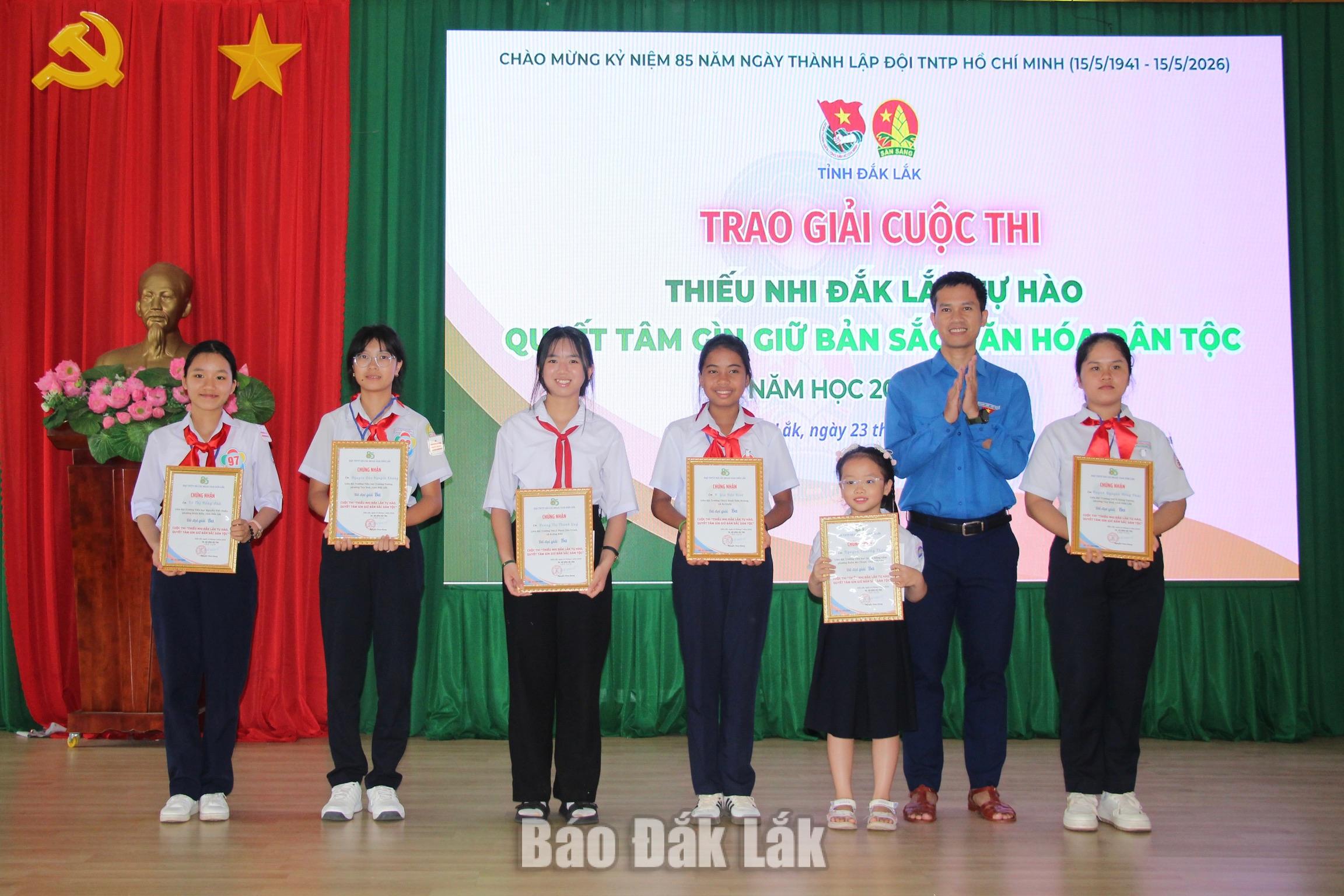 Phó Bí thư Tỉnh Đoàn, Chủ tịch Hội đồng Đội tỉnh Nguyễn Thao Giang 