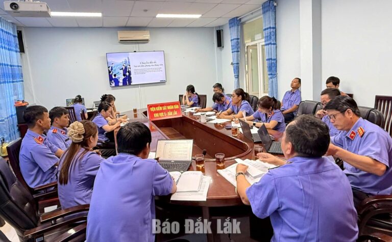 Chuyển đổi số trong công tác kiểm sát