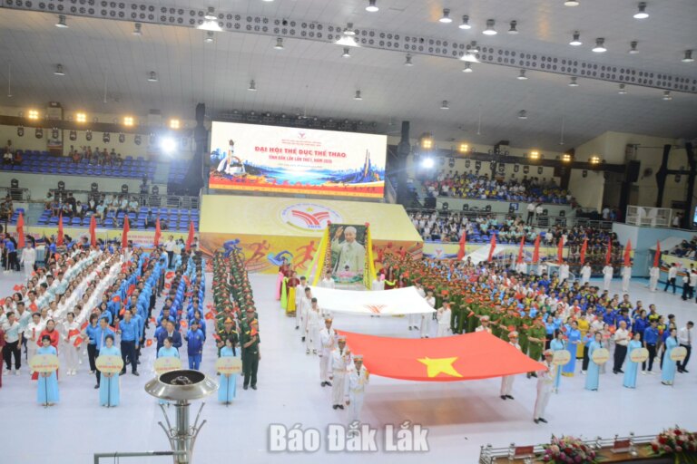 Đắk Lắk long trọng khai mạc Đại hội Thể dục thể thao tỉnh lần thứ I