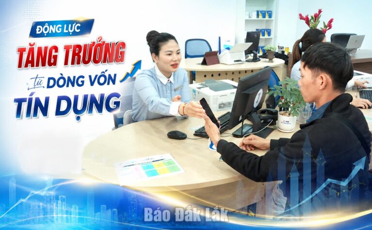 Động lực tăng trưởng từ dòng vốn tín dụng