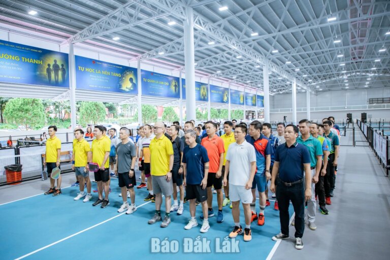 Giải Pickleball Doanh nhân Đắk Lắk gây quỹ thiện nguyện hơn 200 triệu đồng