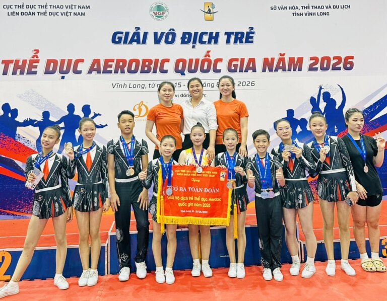 Giải vô địch trẻ Thể dục Aerobic quốc gia: Đắk Lắk giành 10 huy chương các loại