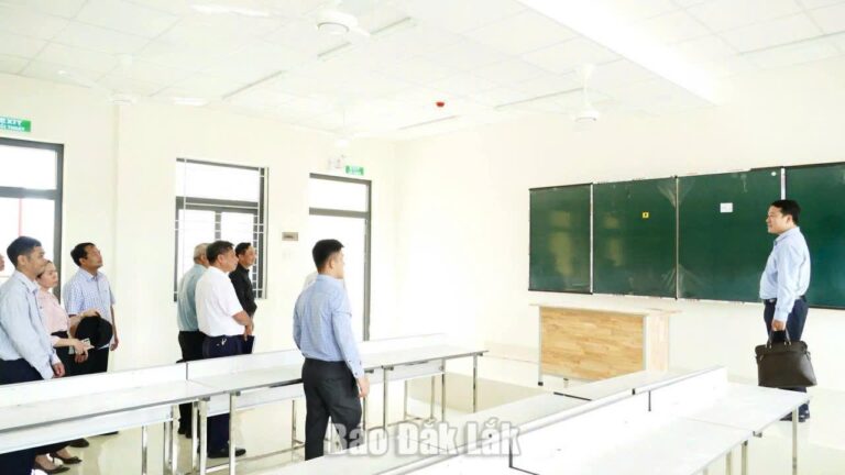 Hoàn thành thi công dự án Trường Phổ thông nội trú Tiểu học và THCS xã Buôn Đôn