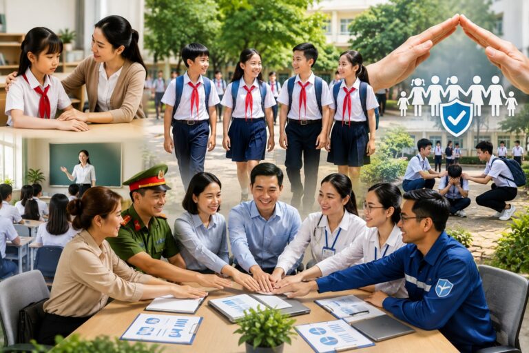 Kiến tạo môi trường giáo dục an toàn từ cơ chế phối hợp liên ngành: Nền tảng phòng ngừa bạo lực học đường bền vững