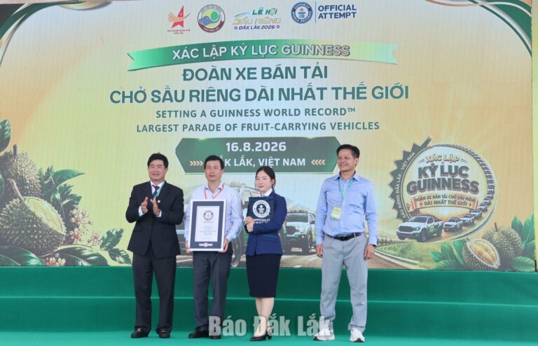 Kỷ lục Guinness - Khởi đầu cho một hành trình lớn của sầu riêng Đắk Lắk