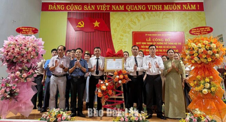 Thành lập trường nội trú liên cấp ở vùng khó khăn