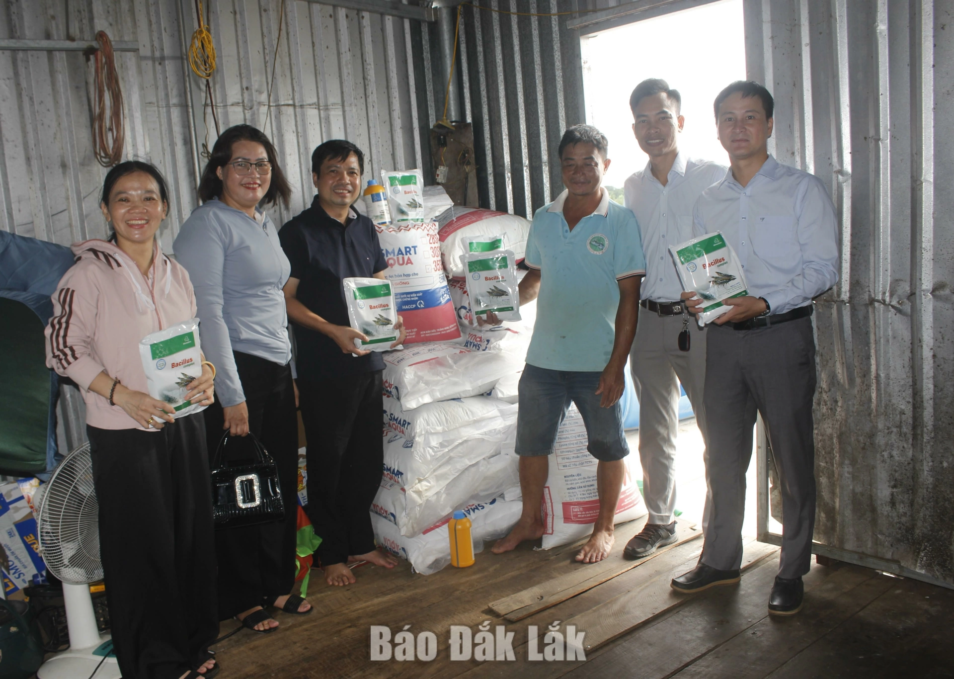Triển khai nuôi cá rô phi trong lồng bè tại xã Ea Nuôl 2 Hỗ trợ giống