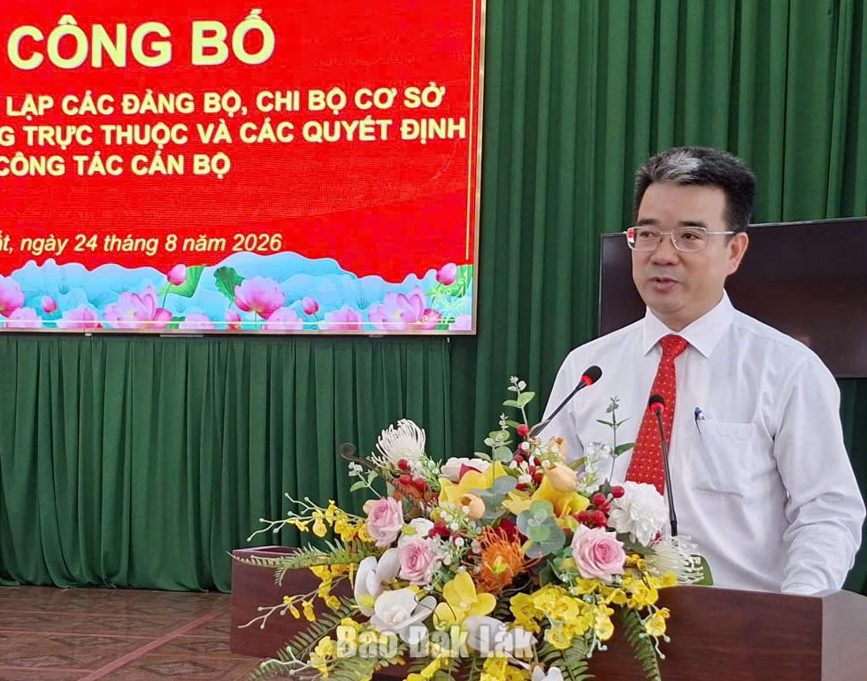 Chủ tịch UBND phường Thành Nhất Nguyễn Đình Tâm