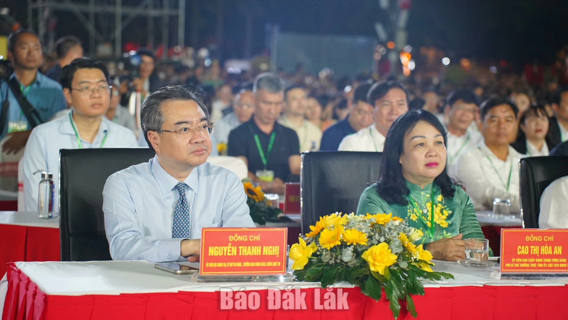 Khai mạc Lễ hội Sầu riêng Đắk Lắk 2026: Từ đại ngàn đến thế giới 1 Đồng chí Nguyễn Thanh Nghị, Ủy viên Bộ Chính trị, Bí thư Trung ương Đảng, Trưởng Ban Chính sách, chiến lược Trung ương tham dự khai mạc Lễ hội Sầu riêng Đắk Lắk năm 2026