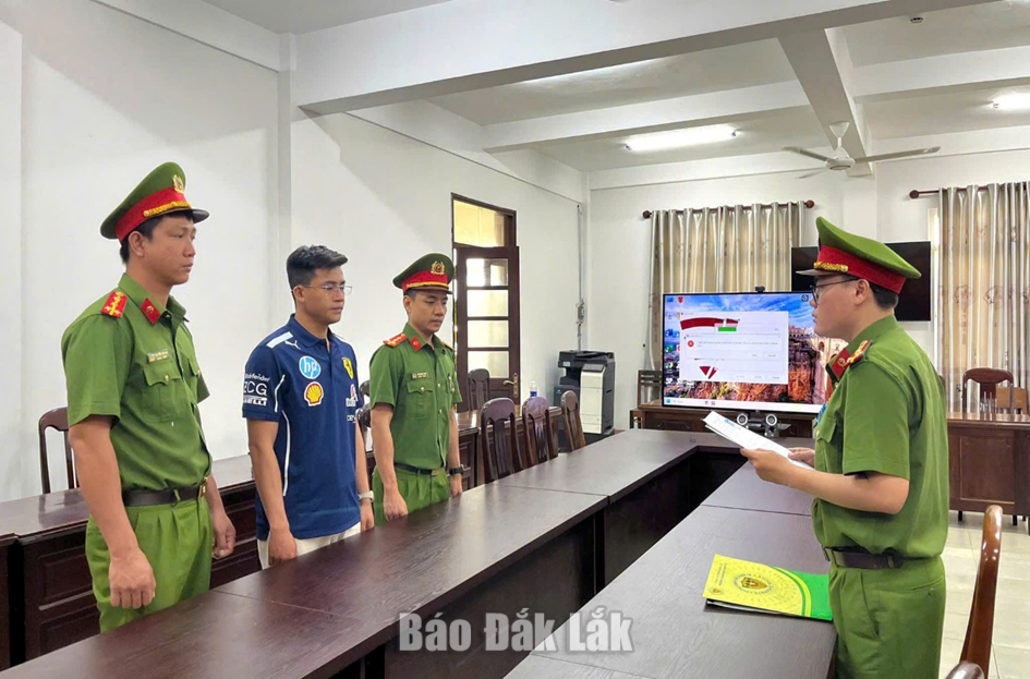Bị can Nguyễn Đình Tuấn tại Cơ quan điều tra.