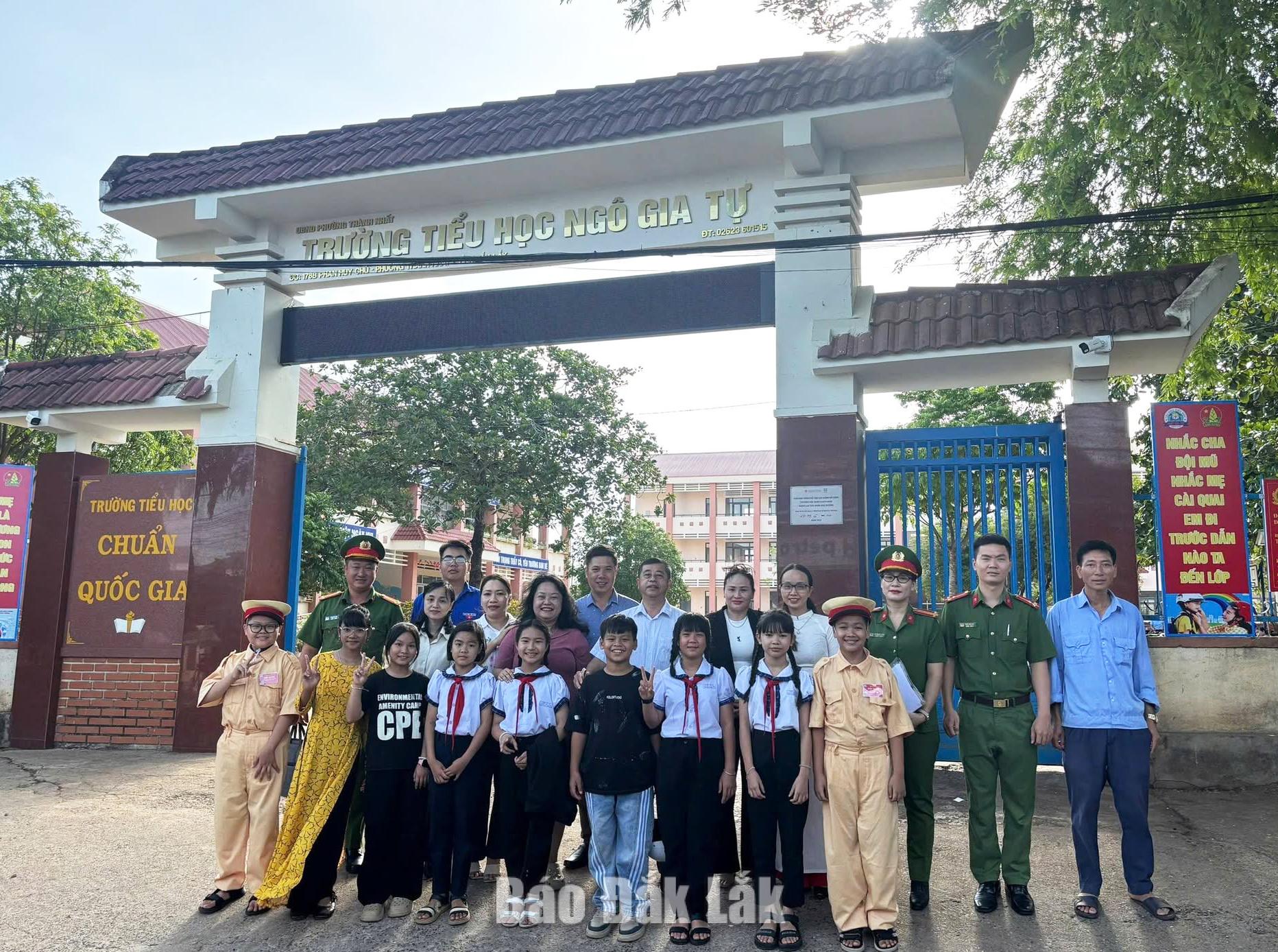 Phối hợp phòng ngừa bạo lực học đường 1 Trường Tiểu học Ngô Gia Tự (phường Thành Nhất)