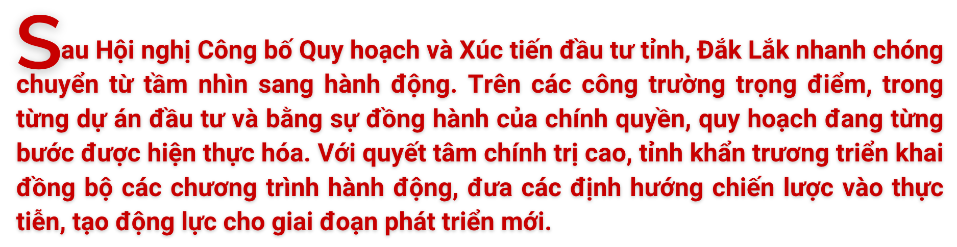 (E-Magazine) Hiện thực hóa quy hoạch, tạo sức bật phát triển - Kỳ cuối: Hành động quyết liệt để thực hiện hóa quy hoạch 2 sapo k4 20260813113019