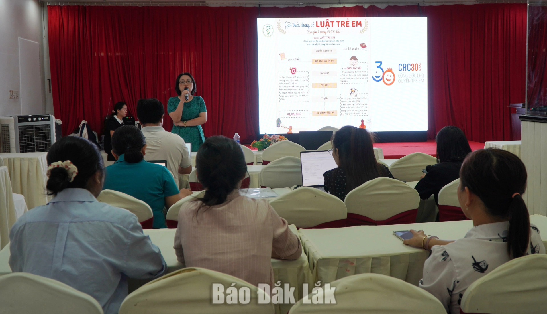 Học viên được tiếp cận kiến thức liên quan đến Luật Trẻ em.