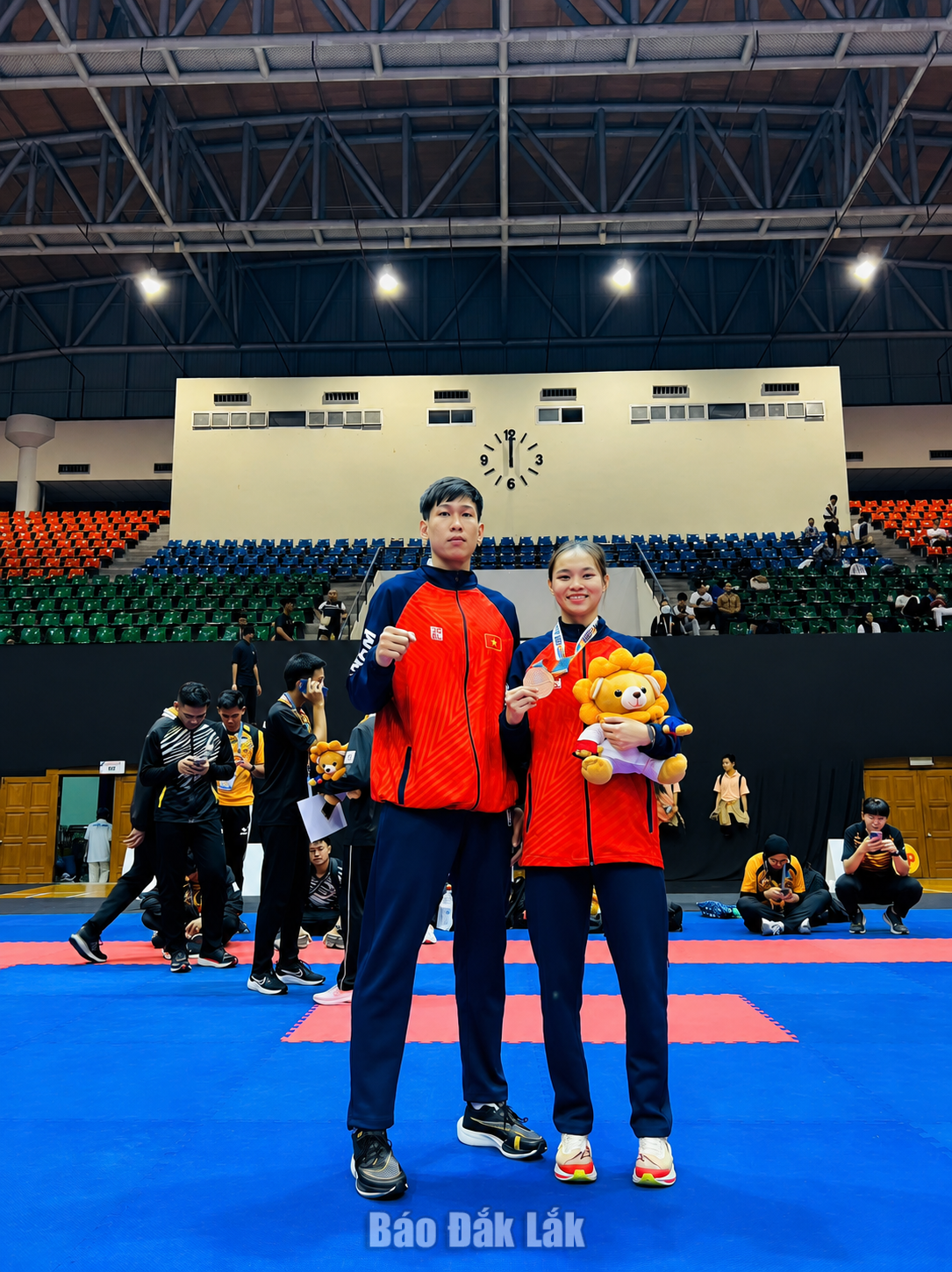 Giải vô địch các câu lạc bộ Karate quốc gia 2026: Chủ nhà Đắk Lắk đoạt 4 huy chương 1 VĐV Nguyễn Thị Thảo và Trương Nho Thức