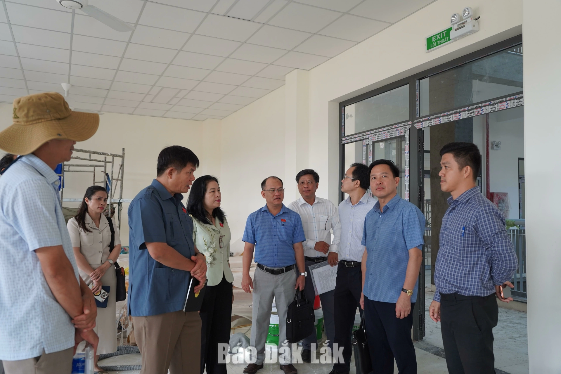 Tạo hành lang vững chắc cho các trường nội trú liên cấp vùng biên vận hành ổn định 1 Đoàn khảo sát Ban Văn hóa - Xã hội HĐND tỉnh kiểm tra thực tế tại Trường Phổ thông nội trú Tiểu học và THCS Buôn Đôn.
