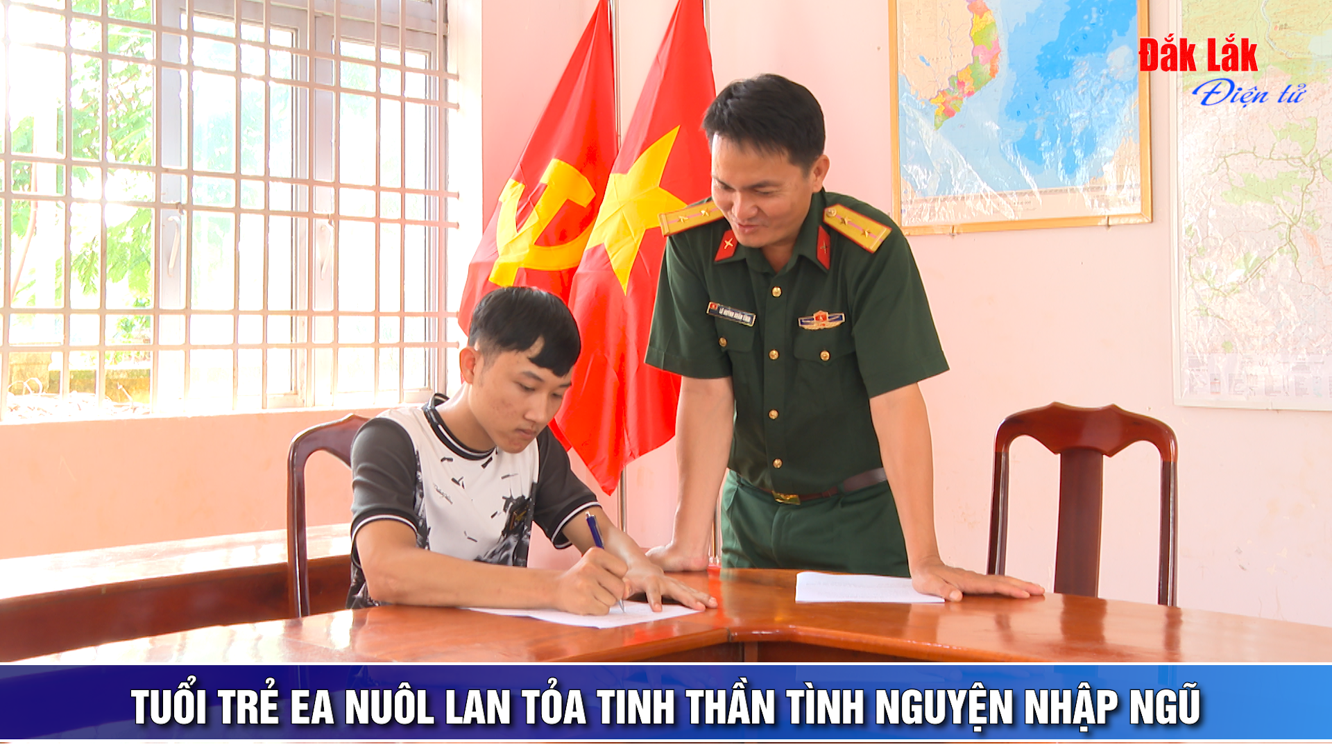 Tuổi trẻ Ea Nuôl lan tỏa tinh thần tình nguyện nhập ngũ