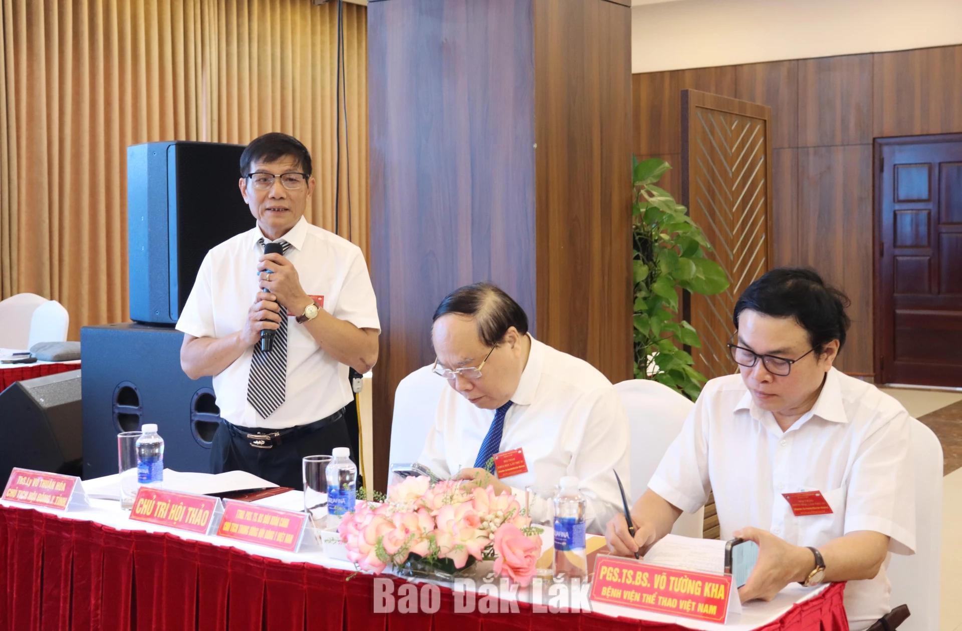 Hội thảo khoa học về kết hợp Đông - Tây y trong điều trị bệnh gan mật, tiêu hóa 3 TTND.PGS.TS Đậu Xuân Cảnh – Chủ tịch Hội Đông y Việt Na