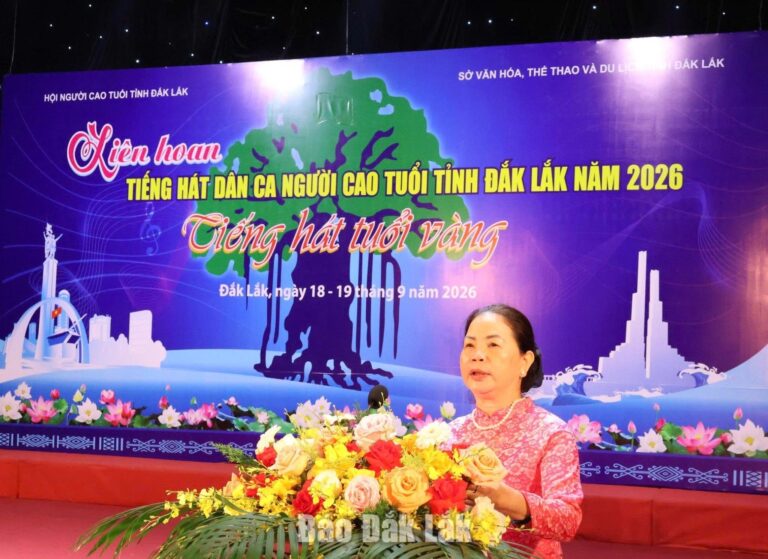 Khai mạc Liên hoan tiếng hát dân ca người cao tuổi tỉnh Đắk Lắk