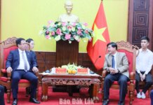 UBND tỉnh Đắk Lắk làm việc với doanh nghiệp Trung Quốc về xúc tiến đầu tư chuỗi cung ứng nông sản UBND tỉnh Đắk Lắk làm việc với doanh nghiệp Trung Quốc về xúc tiến đầu tư chuỗi cung ứng nông sản