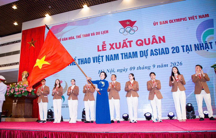 Đoàn Thể thao Việt Nam xuất quân lên đường dự ASIAD 20 1 anh quy luong 20260909173218
