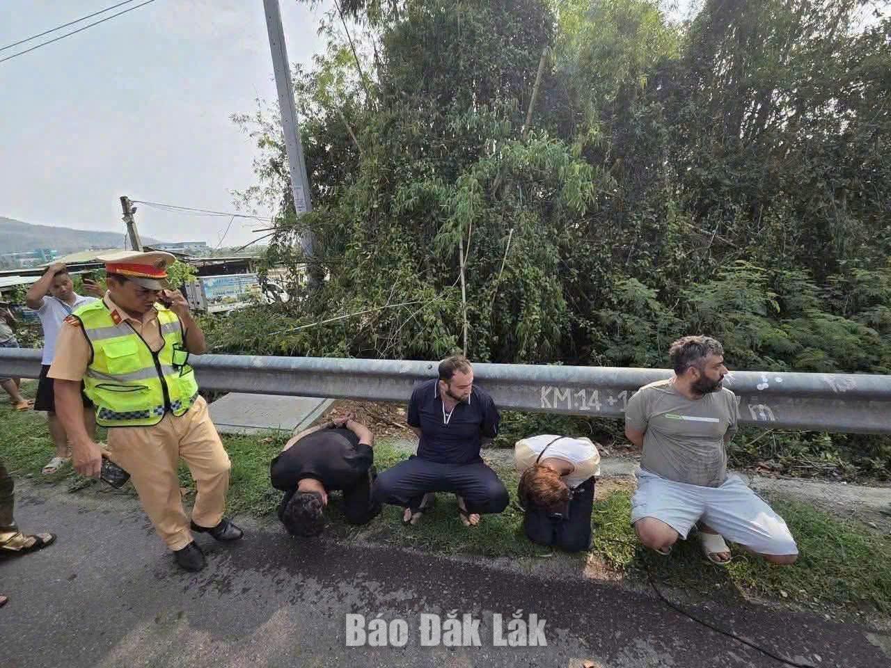 Nhóm ngoại quốc cướp tiệm vàng đã được các lực lượng chức năng truy bắt thành công.