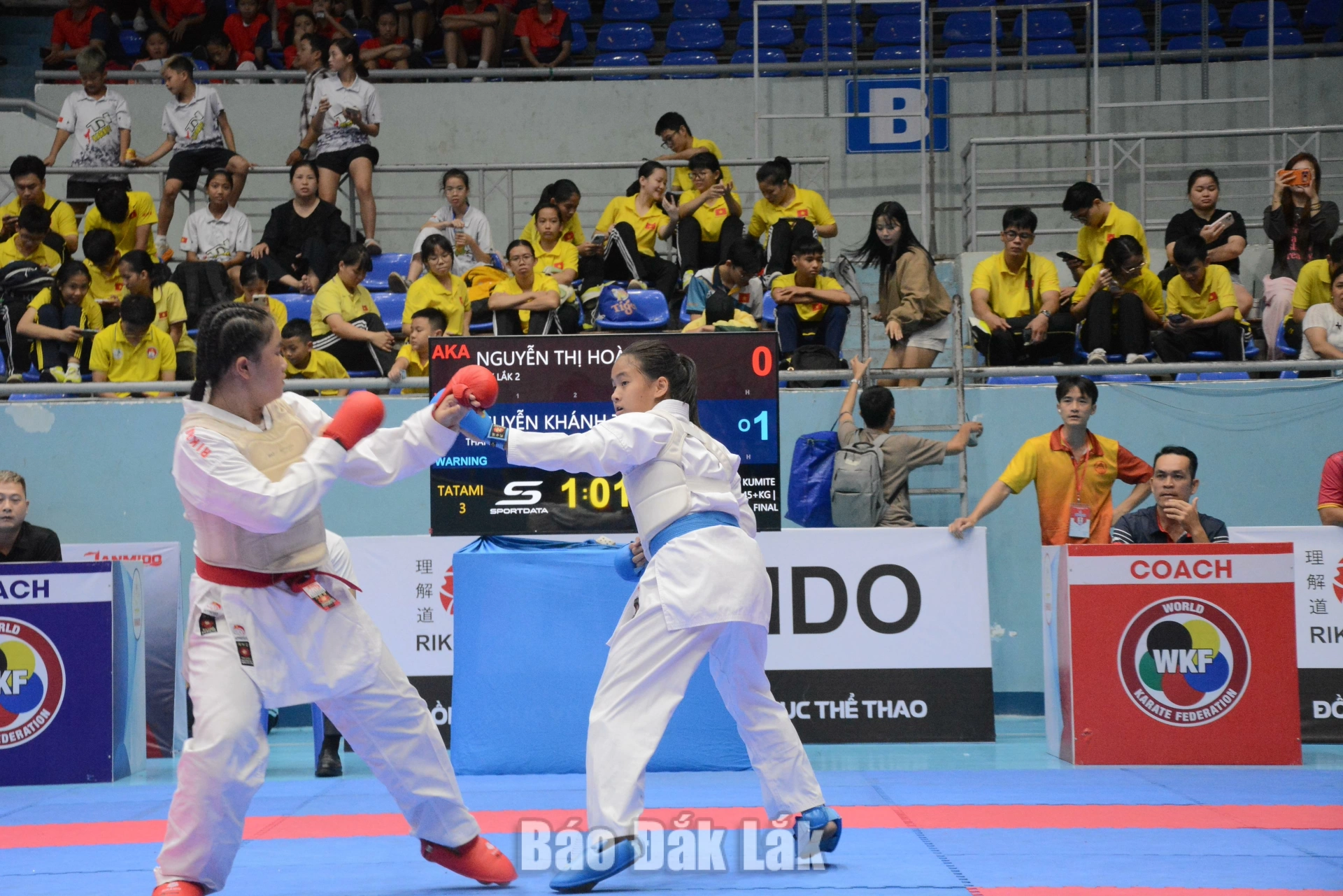 Thể thao thành tích cao Đắk Lắk đoạt 395 huy chương các loại 1 Karate - môn thể thao đem về nhiều huy chương cho thể thao thành tích cao Đắk Lắk.