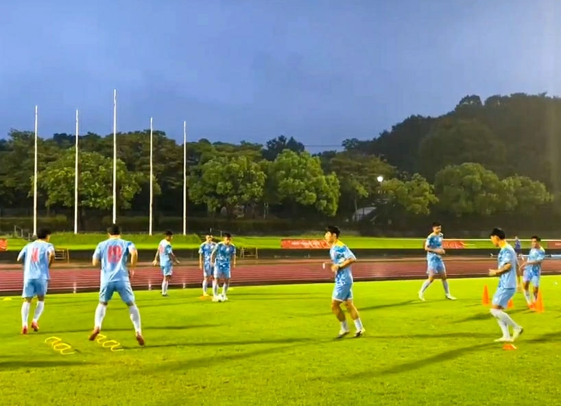 ASIAD 20: Mệnh lệnh phải thắng cho U23 Việt Nam 1 Các tuyển thủ U23 Việt Nam tập luyện, hướng đến trận quyết định với . Ảnh: VFF