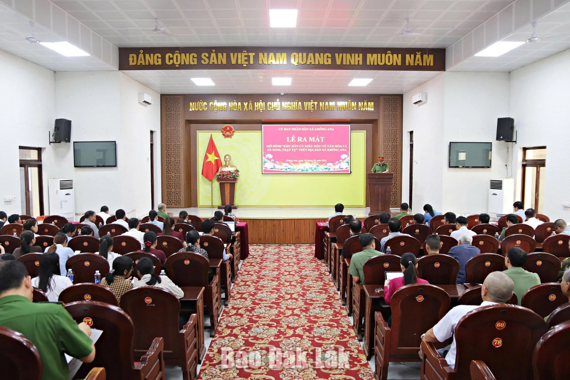 Quang cảnh buổi lễ.