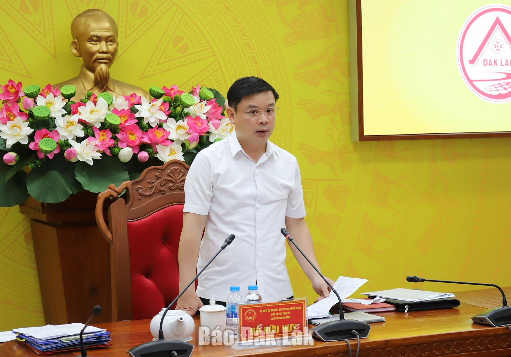 Khai mở nguồn lực tăng trưởng từ các dự án năng lượng 6 Chủ tịch UBND tỉnh Đỗ Hữu Huy