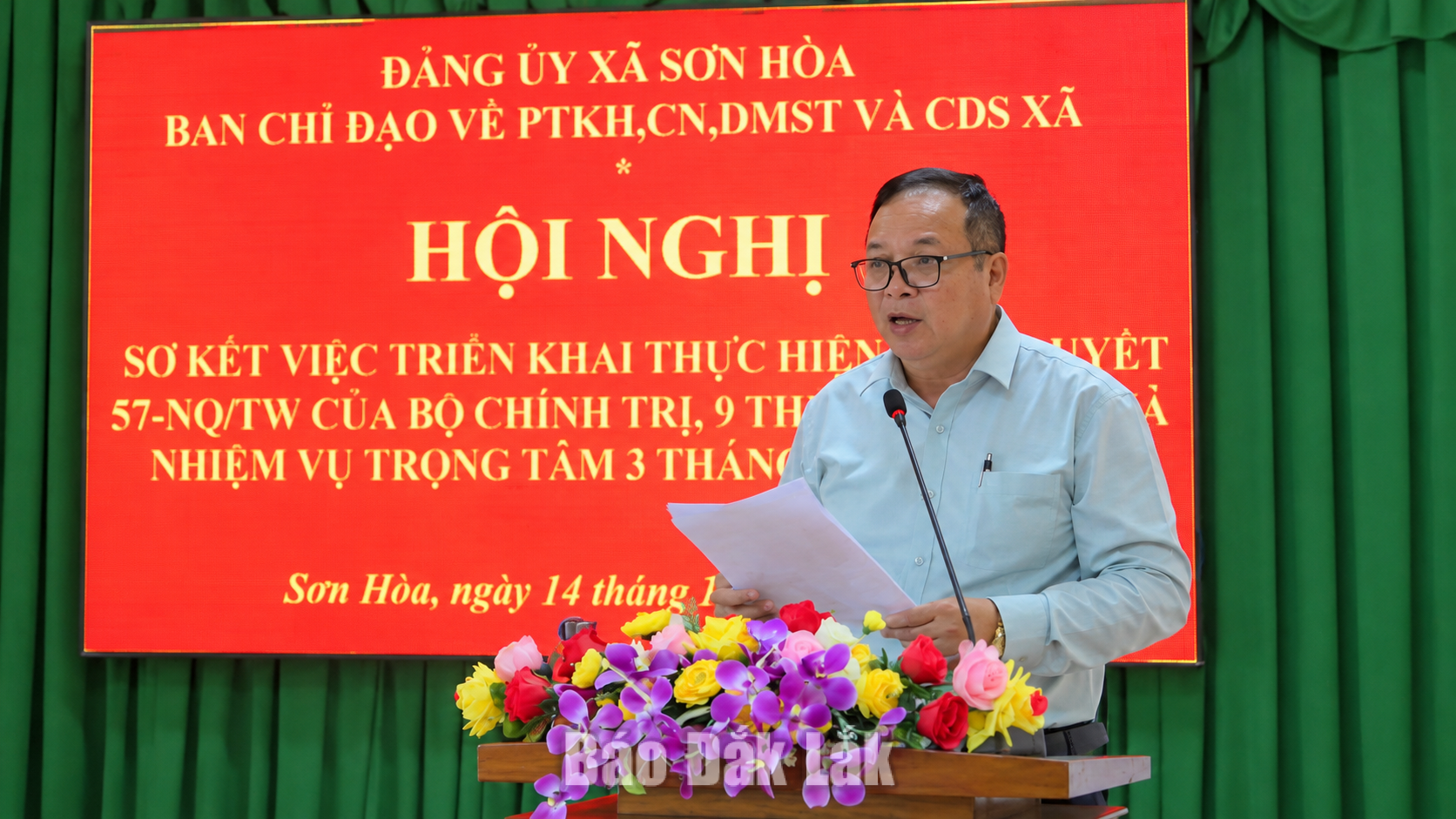 Lãnh đạo xã Sơn Hòa cho biết, địa phương tập trung thực hiện Kế hoạch hành động 100 ngày xử lý các điểm nghẽn về chuyển đổi số.