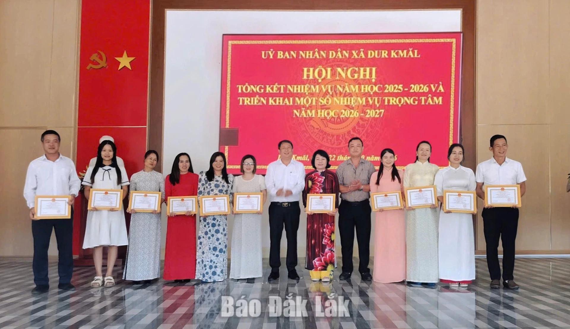 Dur Kmăl nâng cao chất lượng giáo dục năm học mới 2 UBND xã Dur Km ăl