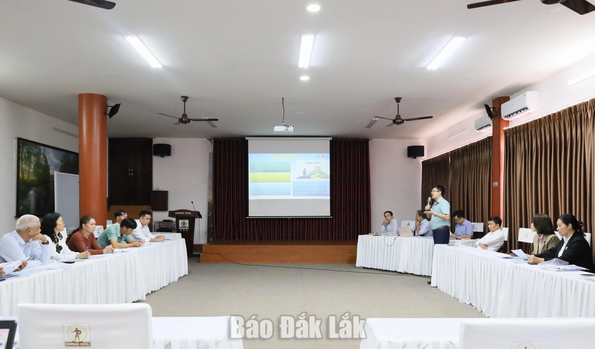 Khai mạc khóa tập huấn đồng xây dựng bản tin khí hậu nông nghiệp theo phương pháp PSP 2 Các học viên tham dự khóa tập huấn.