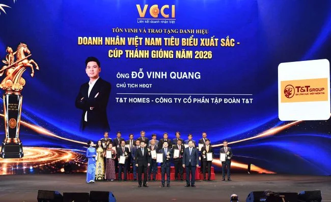 pho chu tich t t group do vinh quang duoc vinh danh doanh nhan viet nam tieu bieu cup thanh giong 20