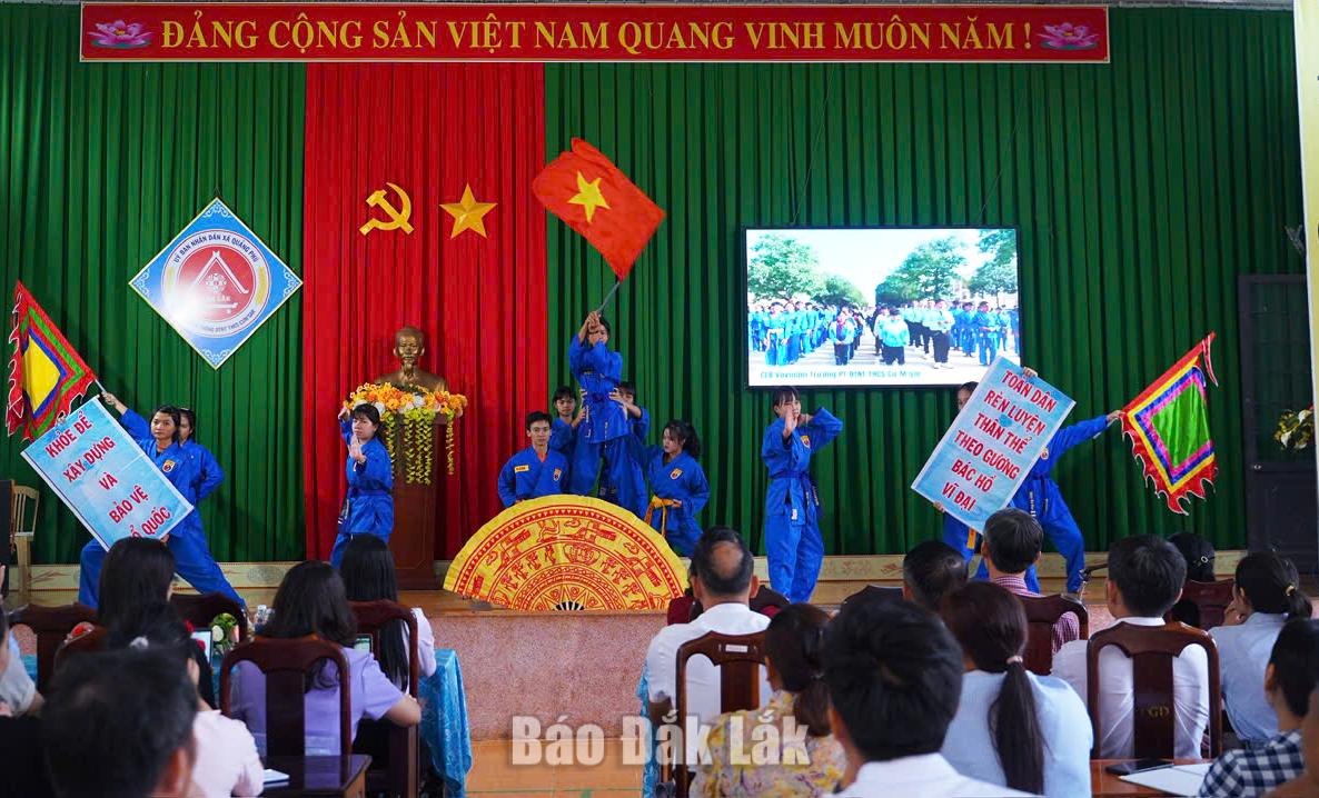 Tập huấn công tác tổ chức dạy học và hoạt động giáo dục đặc thù tại các trường phổ thông nội trú xã biên giới 1 Trường Phổ thông dân tộc nội trú (PTDTNT) THCS Cư M’gar (xã Quảng Phú),